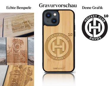 INDIVIDUELL iPhone 15 Bambus-Kunststoff